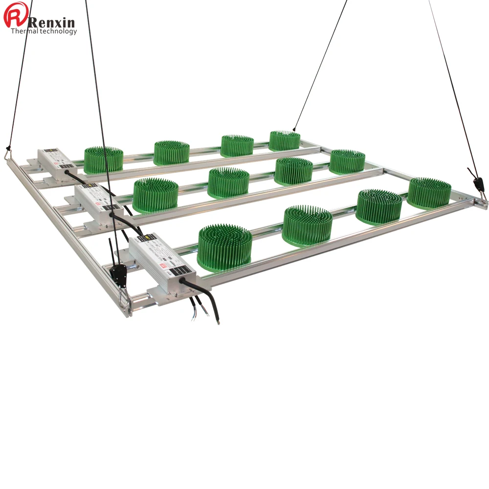 Garden Lights Agro Led Grow Light Kits White IP65 500w Xenon Ballast Pin Heatsink 12 Aluminum Hydroponics Growing System Indoor