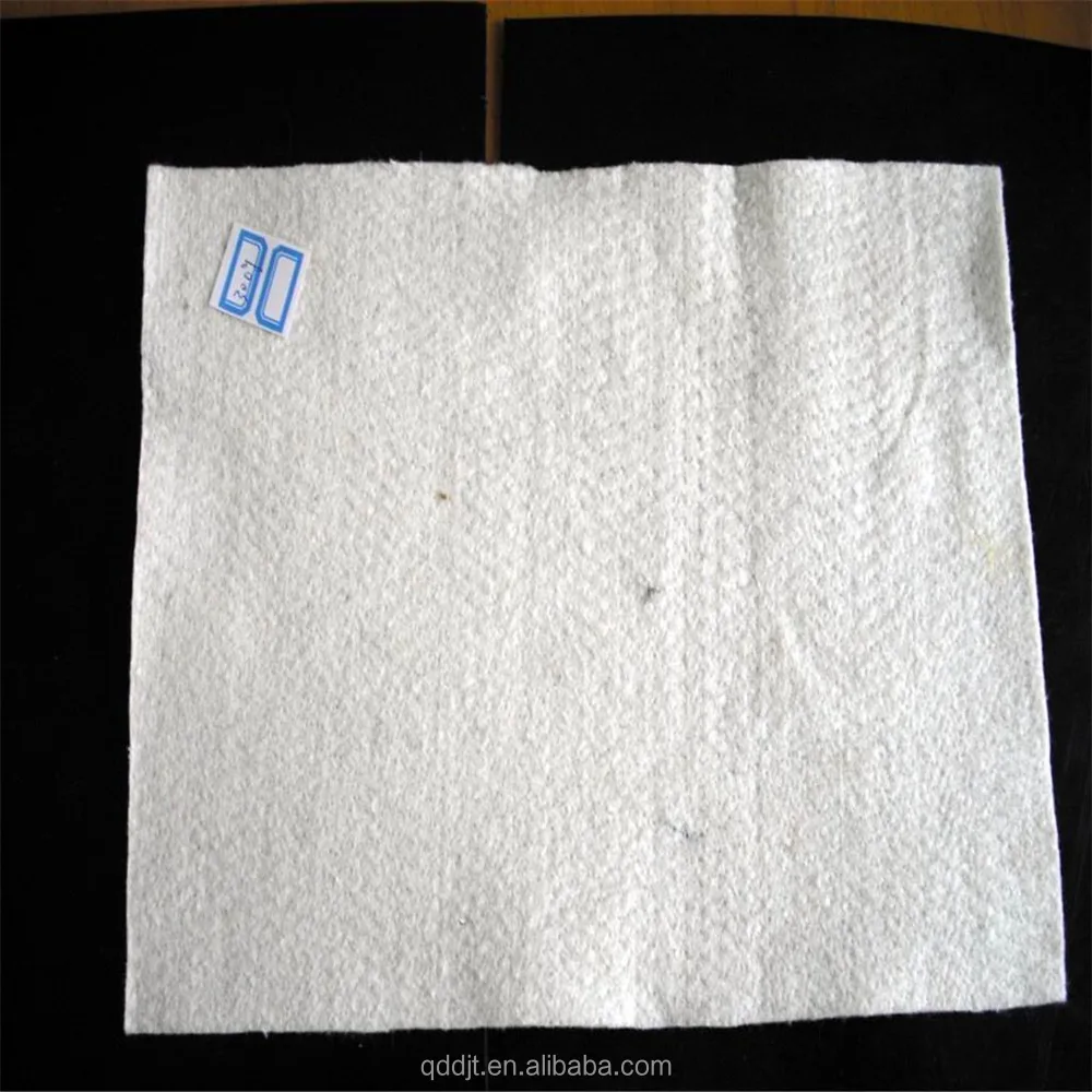 
PET Polyester short fiber needle punched nonwoven 200g m2 geotextile 