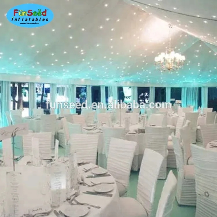 Custom festival printing white waterproof fabric bedouin stretch party tent for events wedding