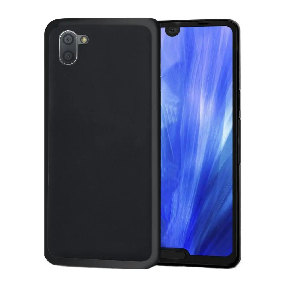 Чехол для SHARP AQUOS R3 из черного ТПУ высокого качества по заводской цене
