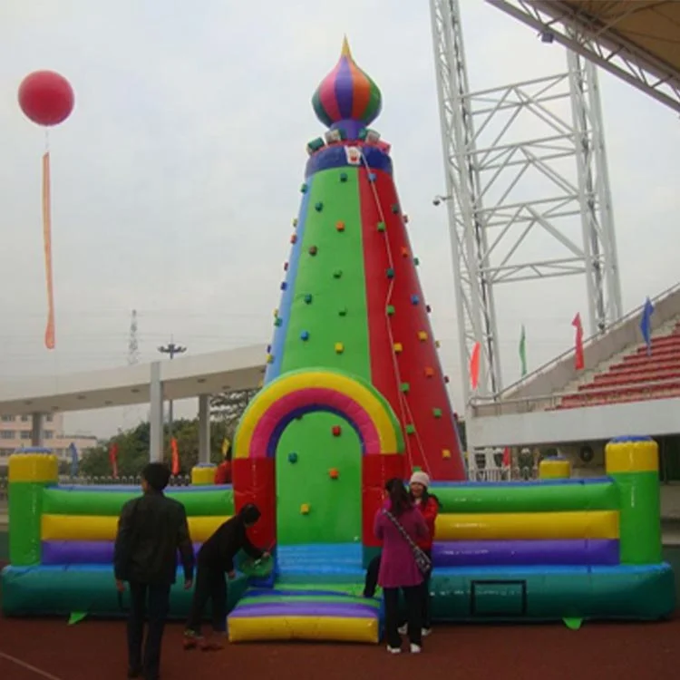 Juegos Inflables Outdoor Kids Inflatable Games Rocking Float Climbing Wall For Sport Game