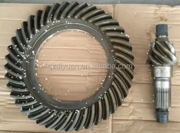 Japanese heavy duty HINO 700 truck part crown wheel and pinion made from China