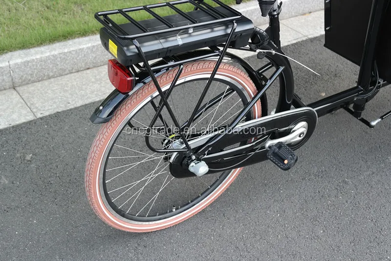 Family electric adult cargo bike carry kids/Mother used cargo tricycle/bicycle