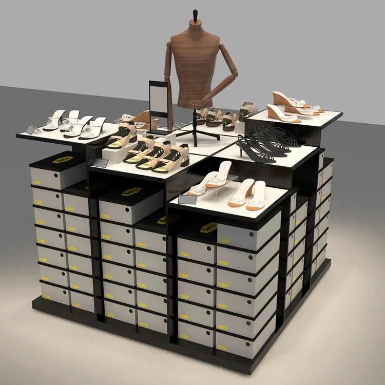 Fashionable Trade Show Best Modern Store Shoe Showroom Display Shoe Rack Furniture