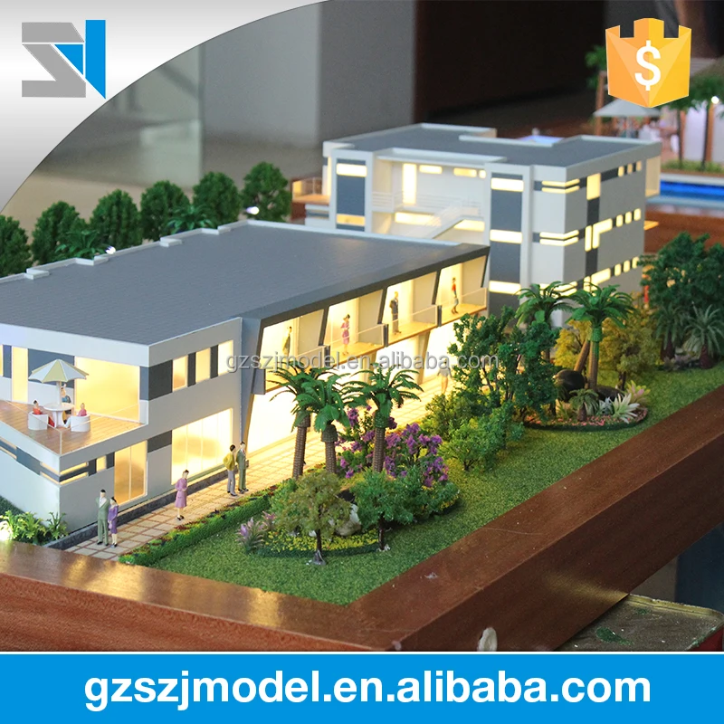 Fashion Dutch villa architectural model making materials