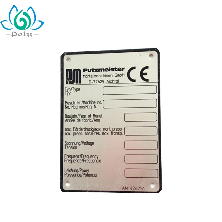 Permanent Metal Adhesive Label For Electrical Equipment Usage