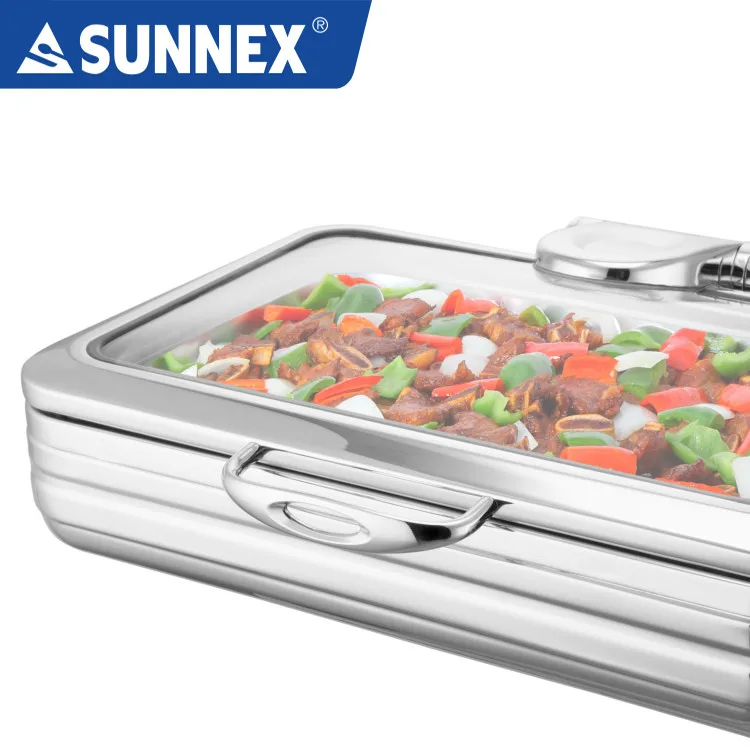 SUNNEX 8.5L Full Size Induction Food Warmer for Hotel Catering