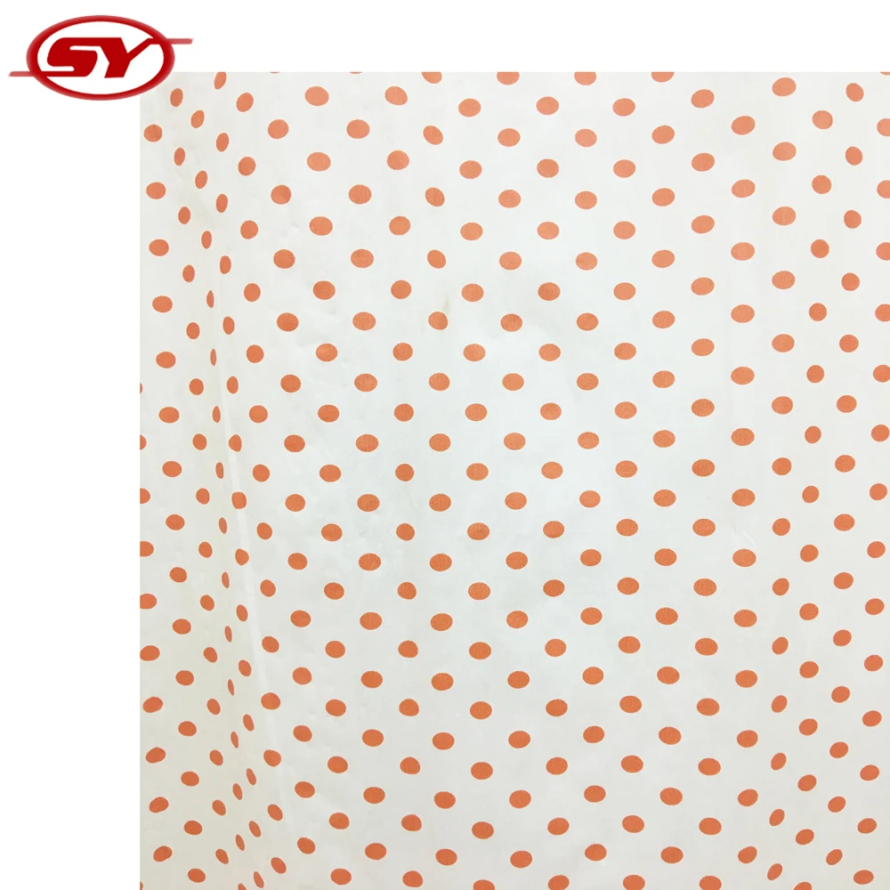 Circular point design pvc home goods shower curtains