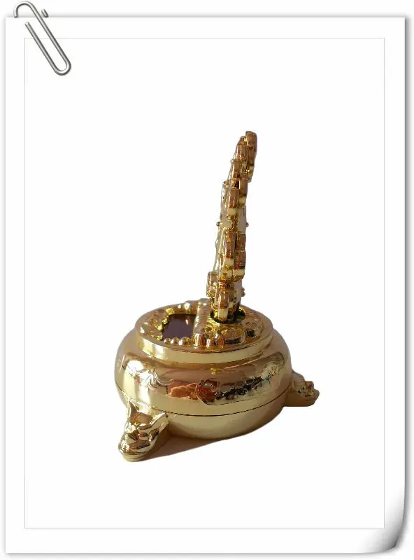 
Solar moving toy figure fortune tree decoration 