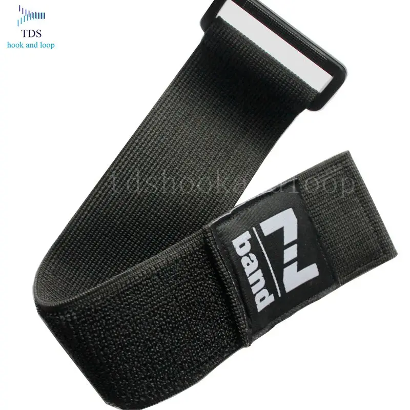 multi purpose 1 inch/2 inch printing logo elastic hook&loop down strap
