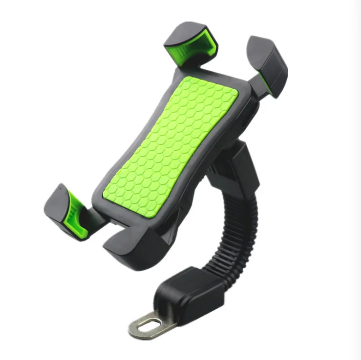 Motorcycle Phone Mount Motorbike Holder Universal Motorcycle Rearview Mirror Mount Stand Universal for Smartphone/Cell p