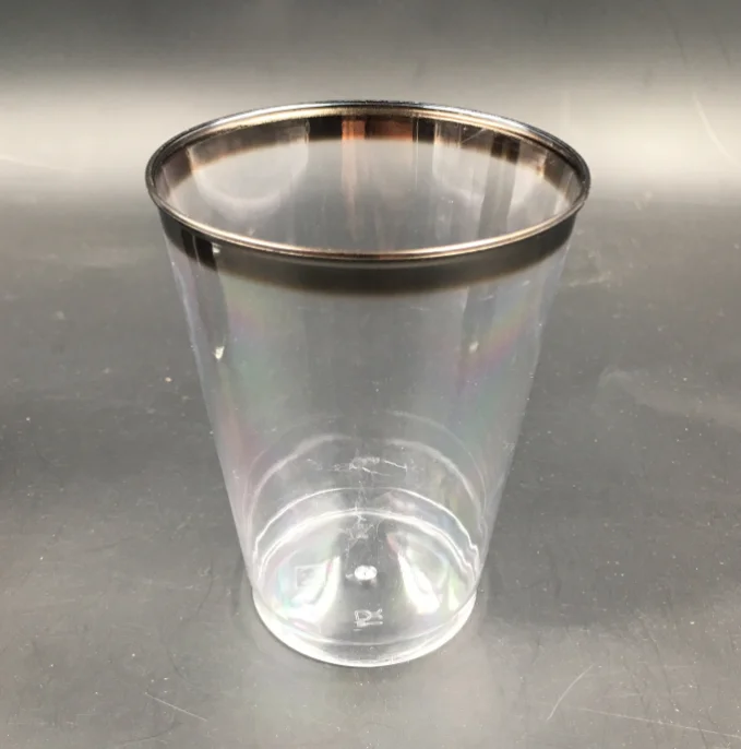 
Disposable Gold Silver Glass Water Juice Cup 1oz 2oz 7oz 8oz 9oz 10oz 12oz 14oz 16oz 
