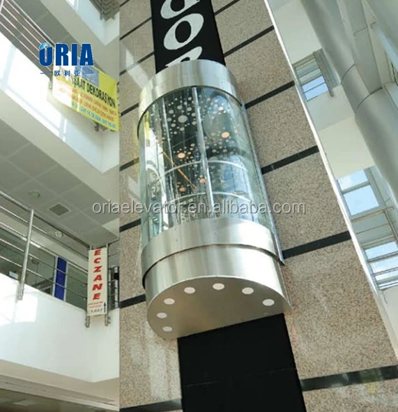 round cheap panoramic elevator/observation elevator