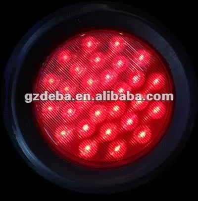 12V 24V truck trailer LED round 4 inch LED stop turn tail lamp
