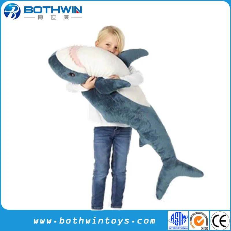 
Custom Big Size Hungry Shark Stuffed Animal Huge Plush Soft Toy 