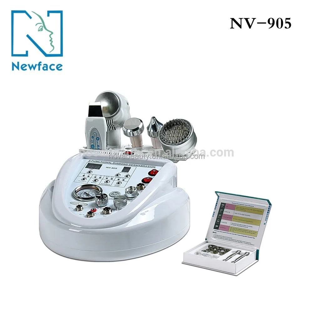 NV-905 5 в 1 фототерапия Микродермабразия ультразвуковой скруббер для