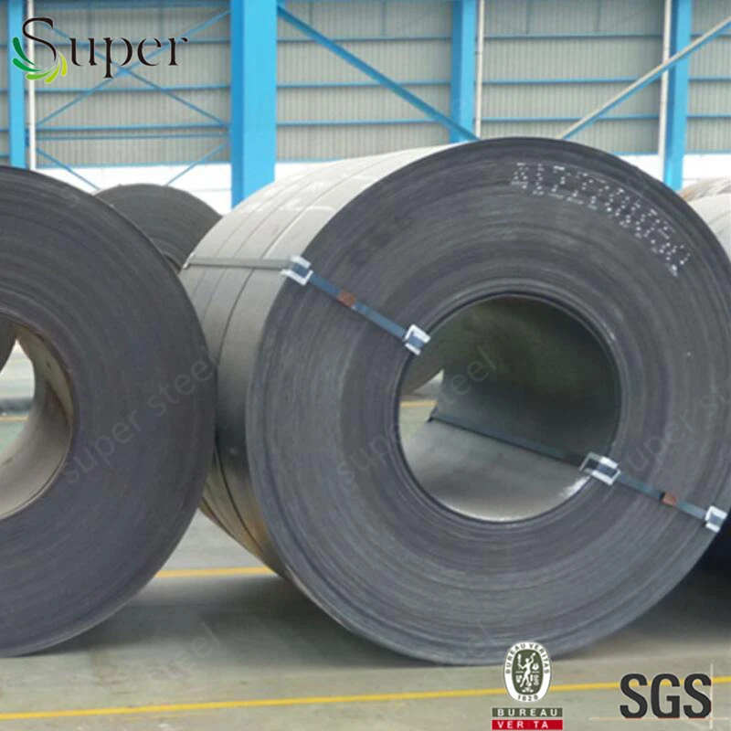 
S235 HR катушка, S235 черная горячекатаная стальная катушка, травление и масло горячекатаная стальная катушка 