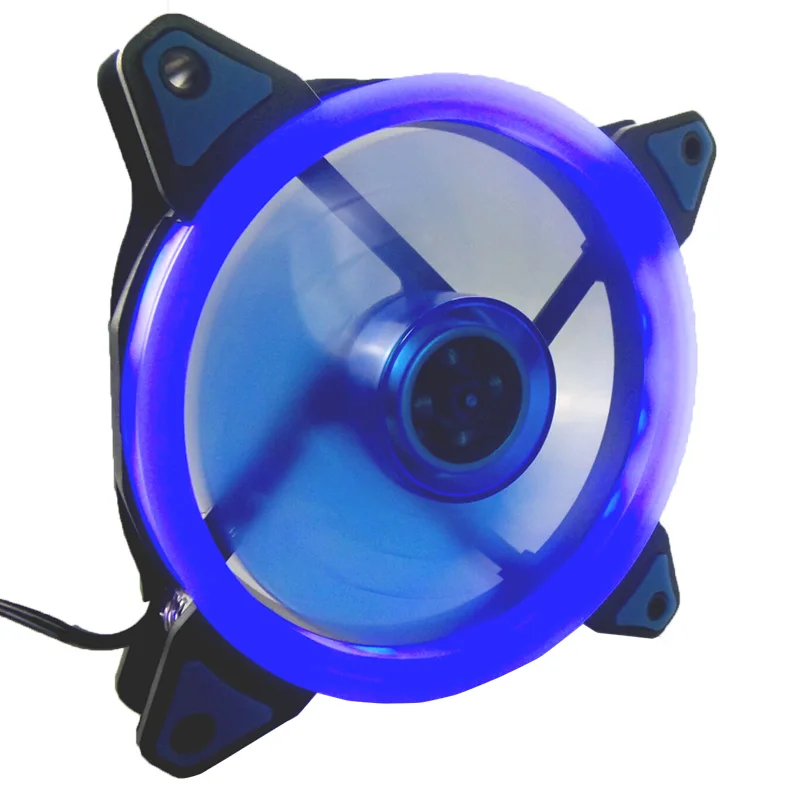 Low noise 12v computer case cooling LED RGB pc case 120mm 120x120x25mm led fan