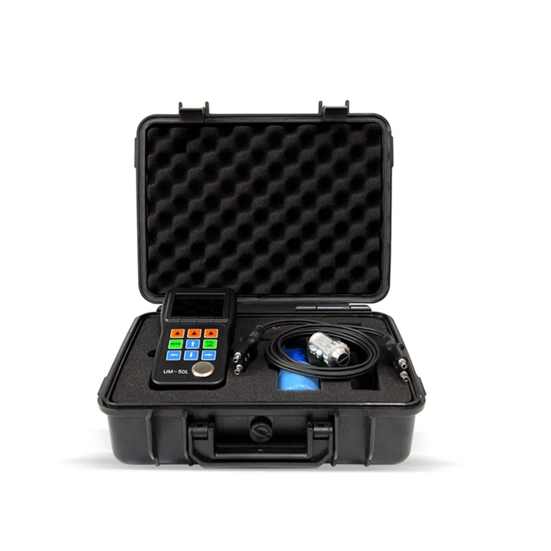 YUSHI UM5DL Цифровой Ультразвуковой Толщиномер Метр Тестер Тестер Металла с Коррозии Зонд