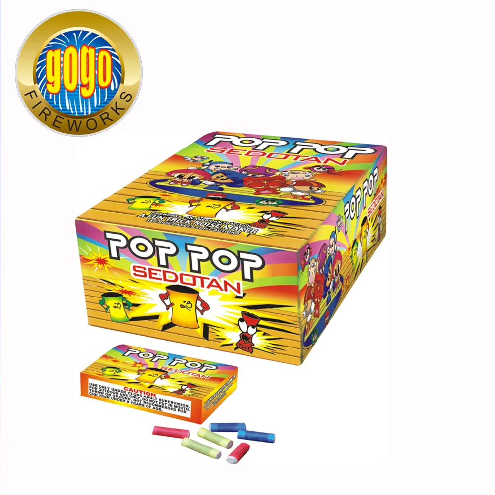 Пластиковый поп-поп фейерверк Международная доставка небольшой фейерверк Happy Boom фейерверк