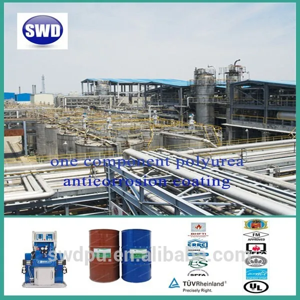 polyurethane waterproof paint for iron metal anti tust