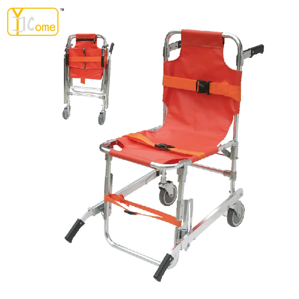emergency evacuation flexible folded stair chair stretcher