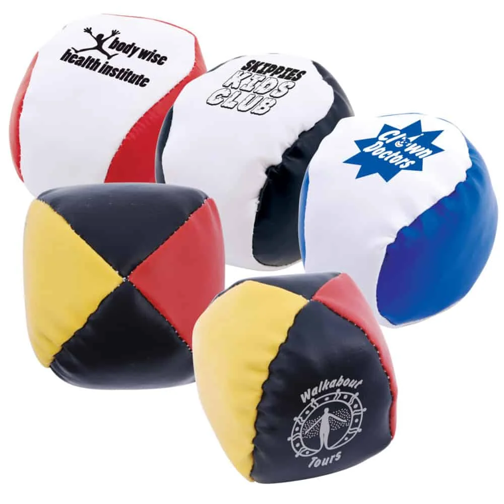 Custom 9 panel Hacky Sack with LOGO printing size 6CM