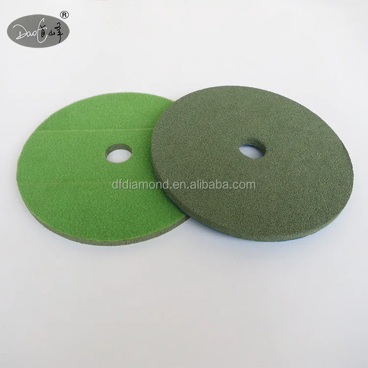 Diamond sponge polishing pads for marble stone floor grinding