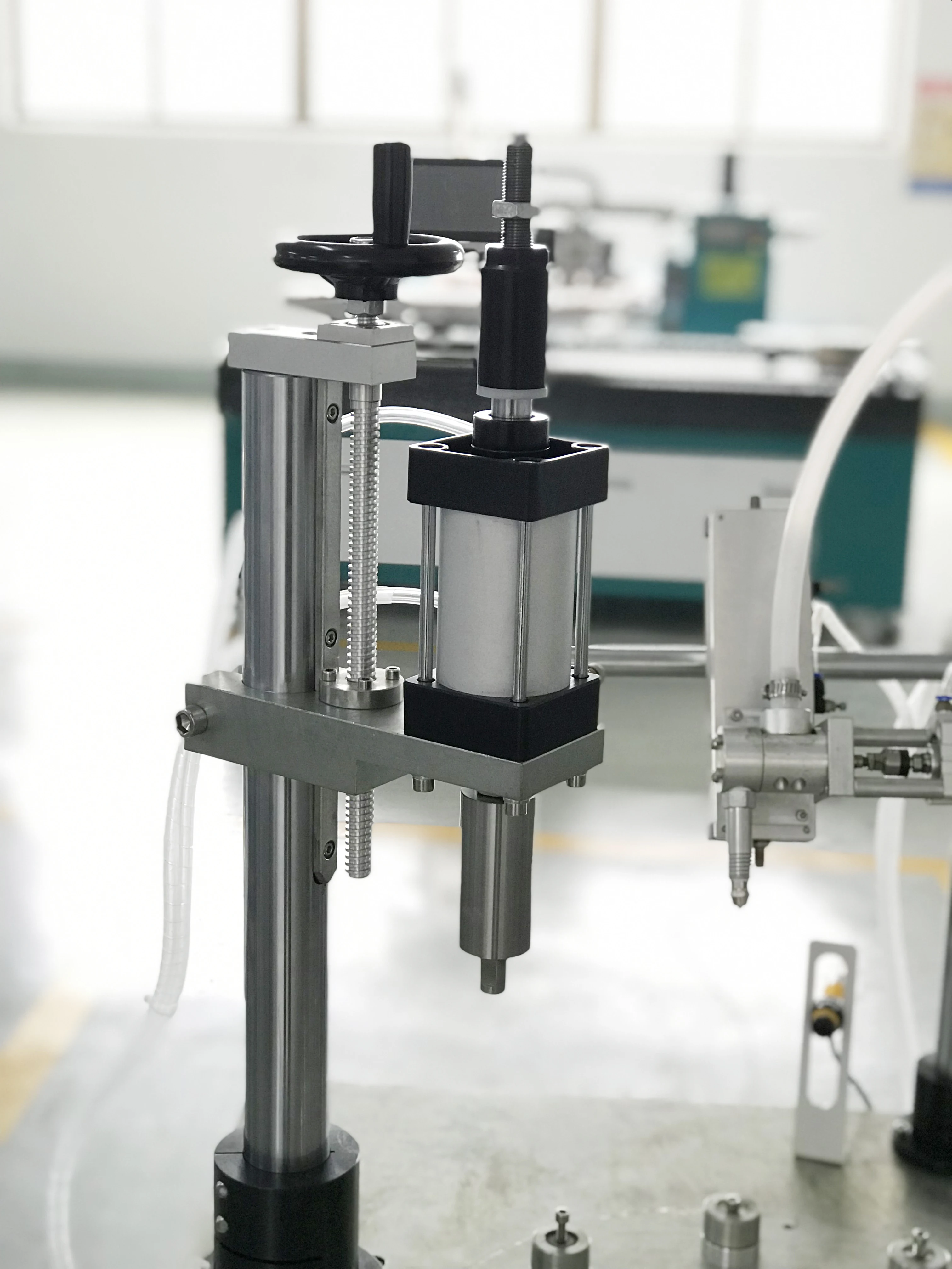 bulb punching machine LED bulb mid-plate punching and gluing machine with high capacity eight station bulb glue dispenser