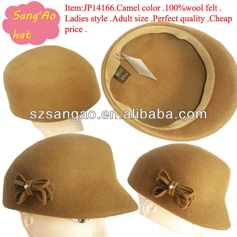 Customized fashion women fedora hat with funy