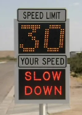 Factory price car speed radar detector cheap radar speed sign