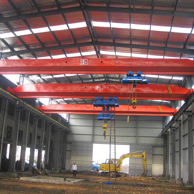 Motor driven CD MD electric hoist lifting single beam overhead crane price 5 ton