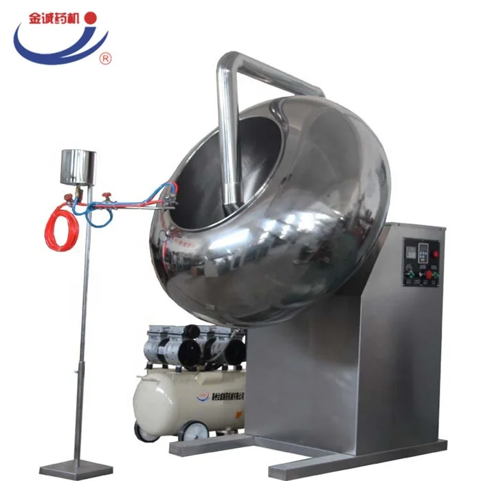 Candy polishing machine peanut sugar chocolate coating pan system