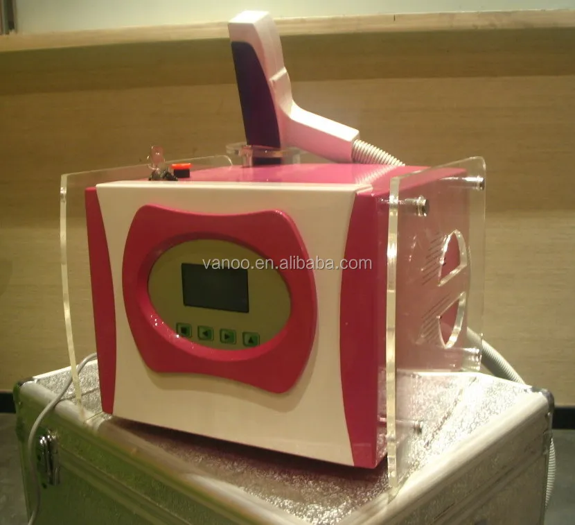 Portable tattoo removal/eyebrow removal/age spot removal machine q switch nd yag laser