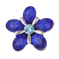DIY jewelry fashion Rhinestones snap button charms
