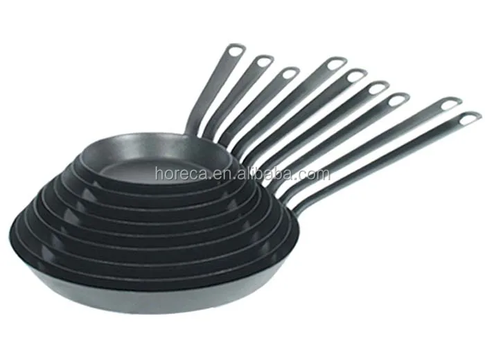 German Cookware Frying Pan Non-stick Carbon Steel Hot Sale Hotel Restaurant Metal Carton Minimalist Customized Cookware Sets