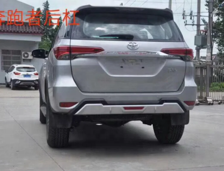 High quality car accessories front & rear bumper guard protector skid plate for 2016 toyota fortuner