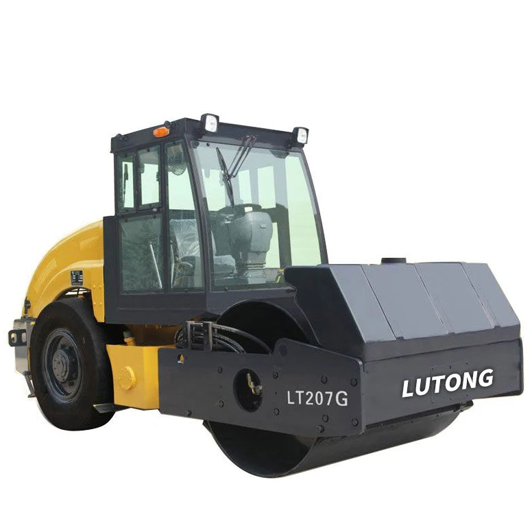 Lutong LT207G 7ton Pneumatic Tyre Drive Single Drum Vibratory Road Roller
