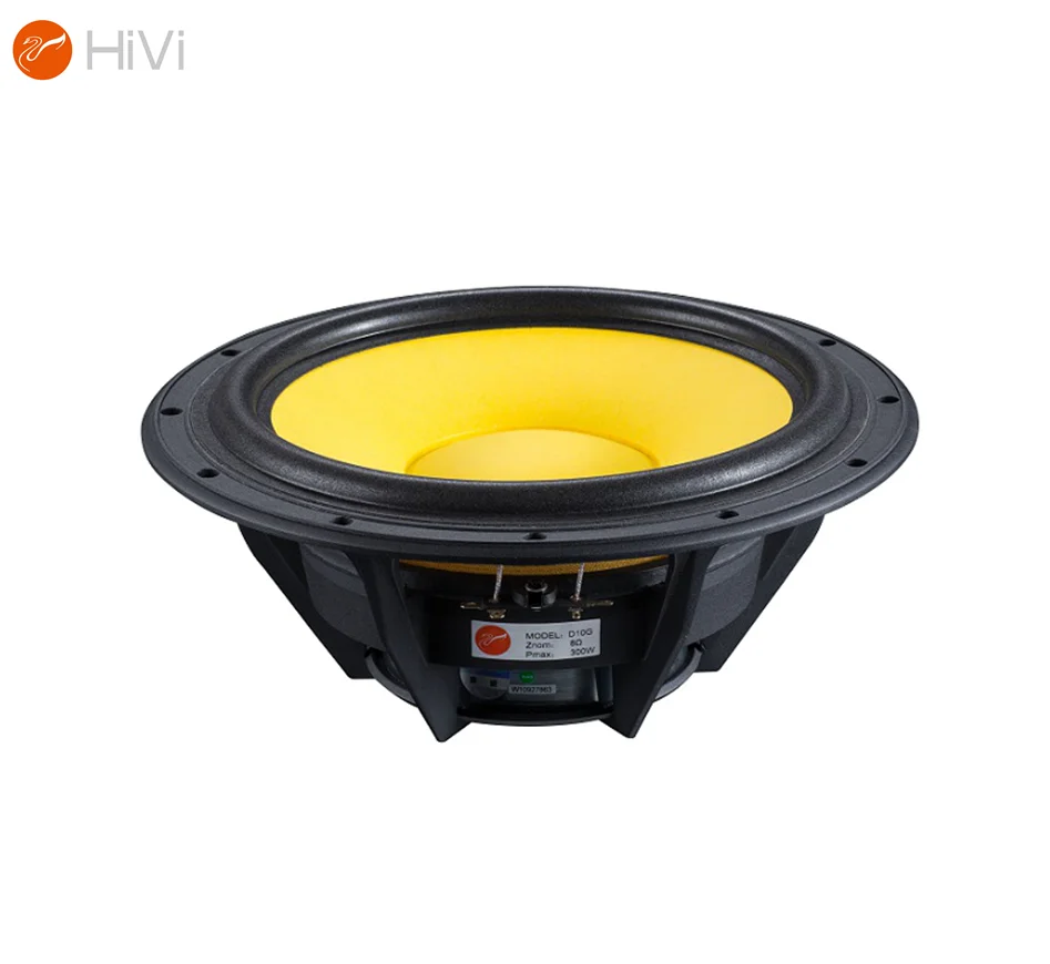 HiVi Hi-Fi 300W woofer speaker 10 inch Woofer unit suitable for DIY speaker Build D10G