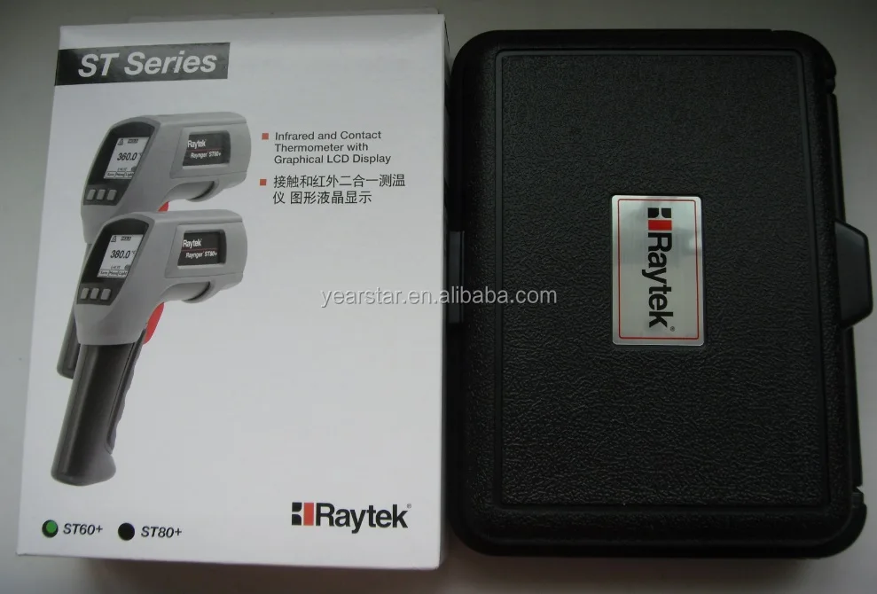 Raytek ST60+ Contact temperature gauge with Graphical LCD Display