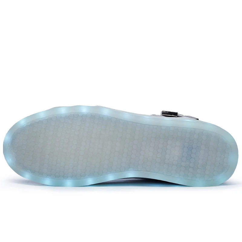 2022 Fashion sports causal sneaker high top charging led night running shoes for women