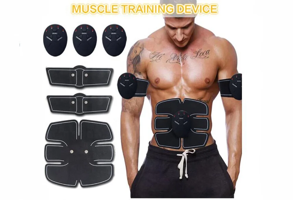 
New Smart Abdominal Muscle Toner Electronic Sports Trainer ABS Muscle Stimulator 