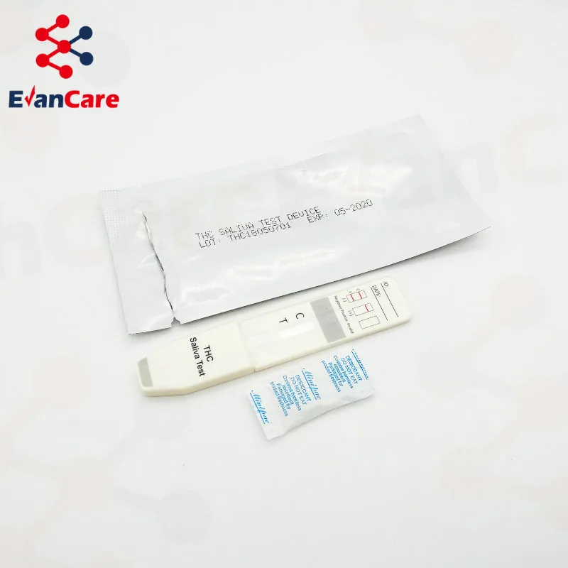 EVANCARE saliva test for thc/with CE mark and ISO 13485 CLIA Waived