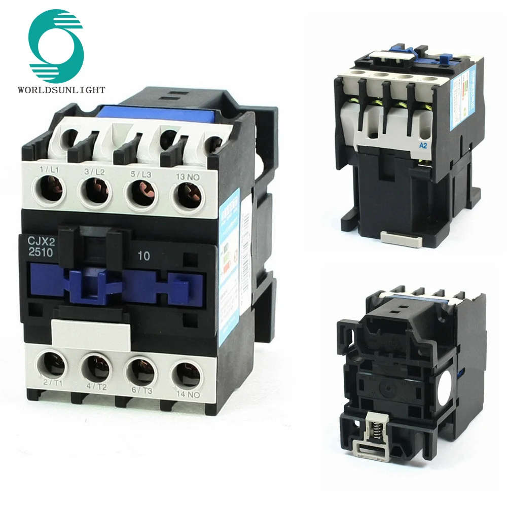  CJX2-D2510 LC1-D2510 25A 3P N0 24v 36v 48v 110v 220v 380v 660V Катушка три фазы Магнитный электрический контактор переменного