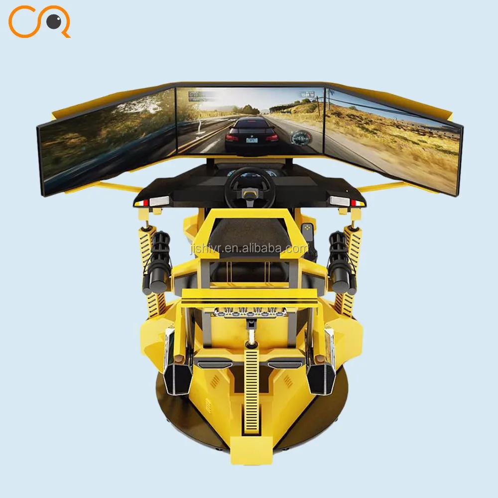 Outdoor Amusement Park Equipment High Quality 6DOF racing car video games