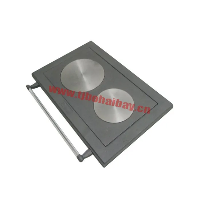 
Stove top with two heating plate 