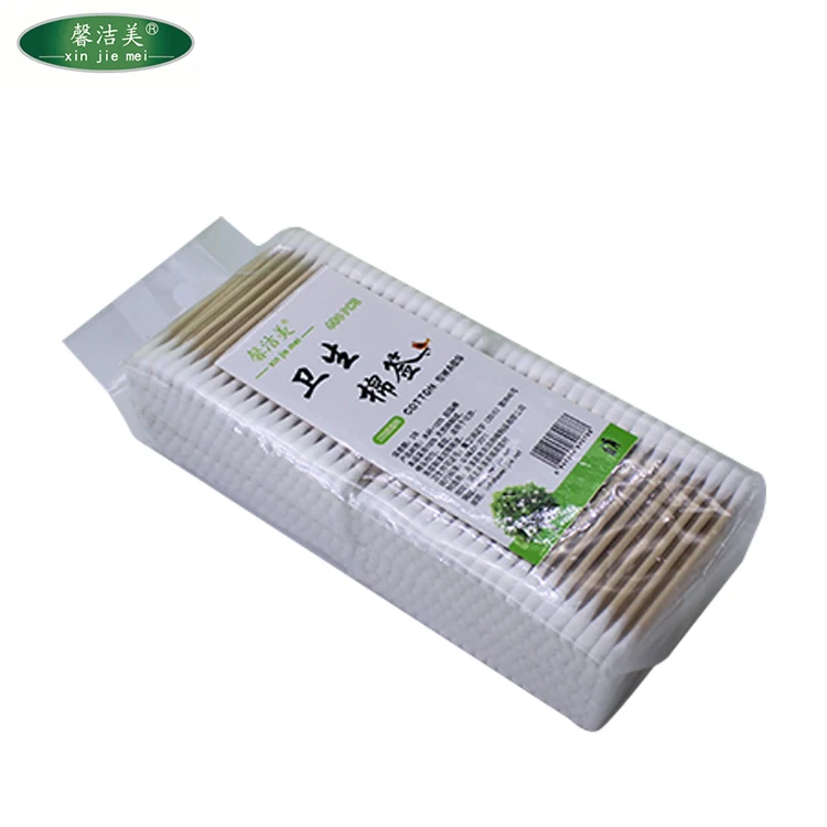 Wooden stick makeup remover makeup  qtips cotton buds