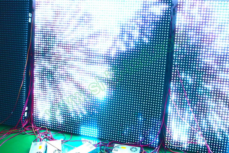 DMX flat F8 RGB led pixel light 50pcs/ string led for sign addressable 2811/dmx/2818