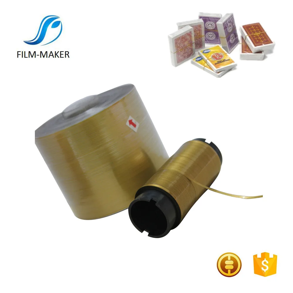 4mm Width Hot Melt Gold Line Tear Tape For Tobacco Packing