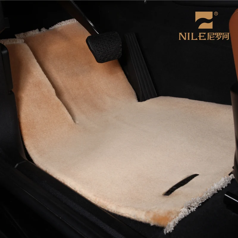 
Red Soft Wool Car Floor Mat Car Carpet Foot Mats 